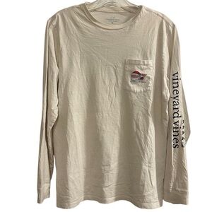 Vineyard Vines Child’s  XL Christmas Graphic Long Sleeve‎ T-Shirt White
